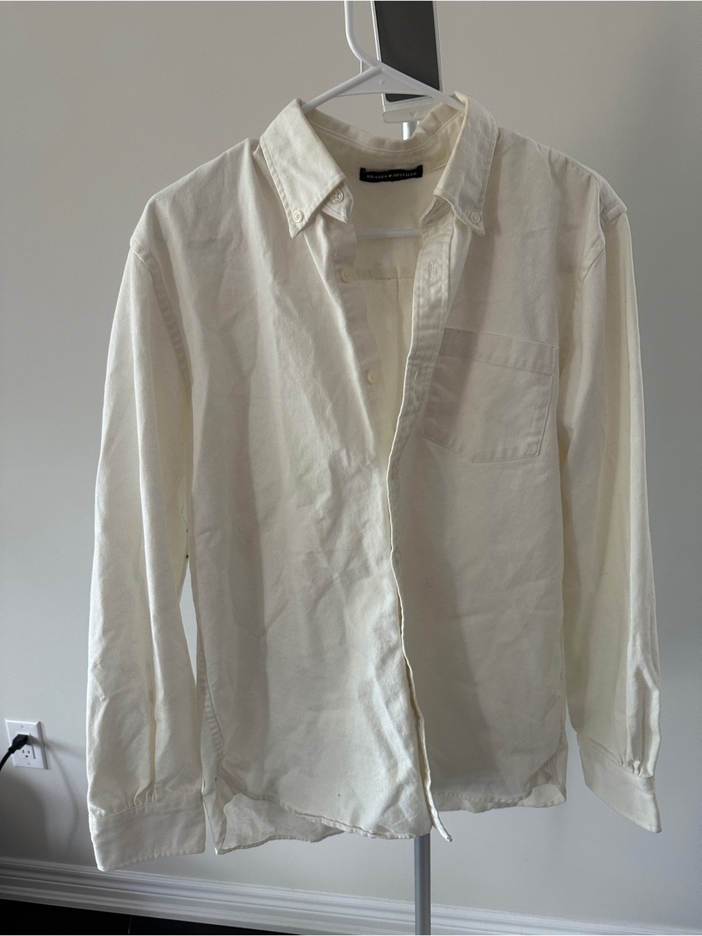 Brandy Melville Oversized Button-Down Shirt - Picture 4 of 5